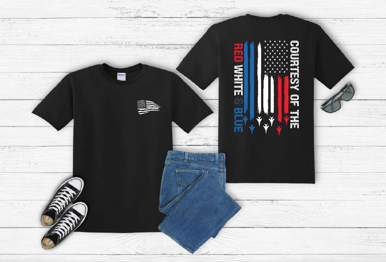America Courtesy of the Red White and Blue