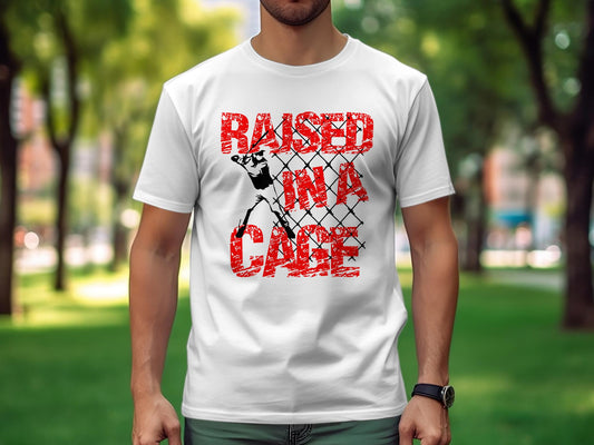 Baseball Raised in a Cage - T-shirt