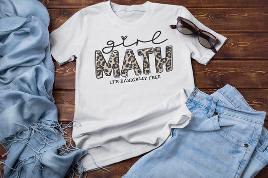 Girl Math Tshirt
