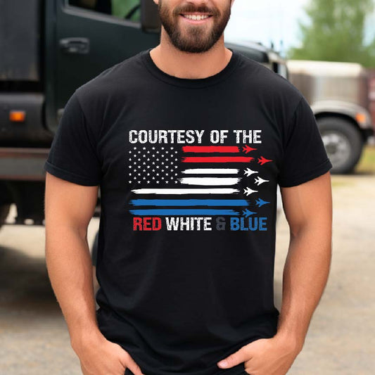 America Courtesy of the Red White and Blue (front only)