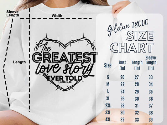 Greatest Love Story - Fleece Hoodie Sweatshirt