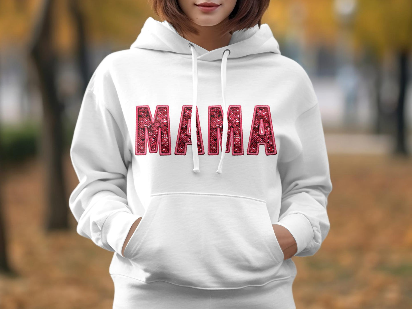 Mama - Fleece Hoodie Sweatshirt