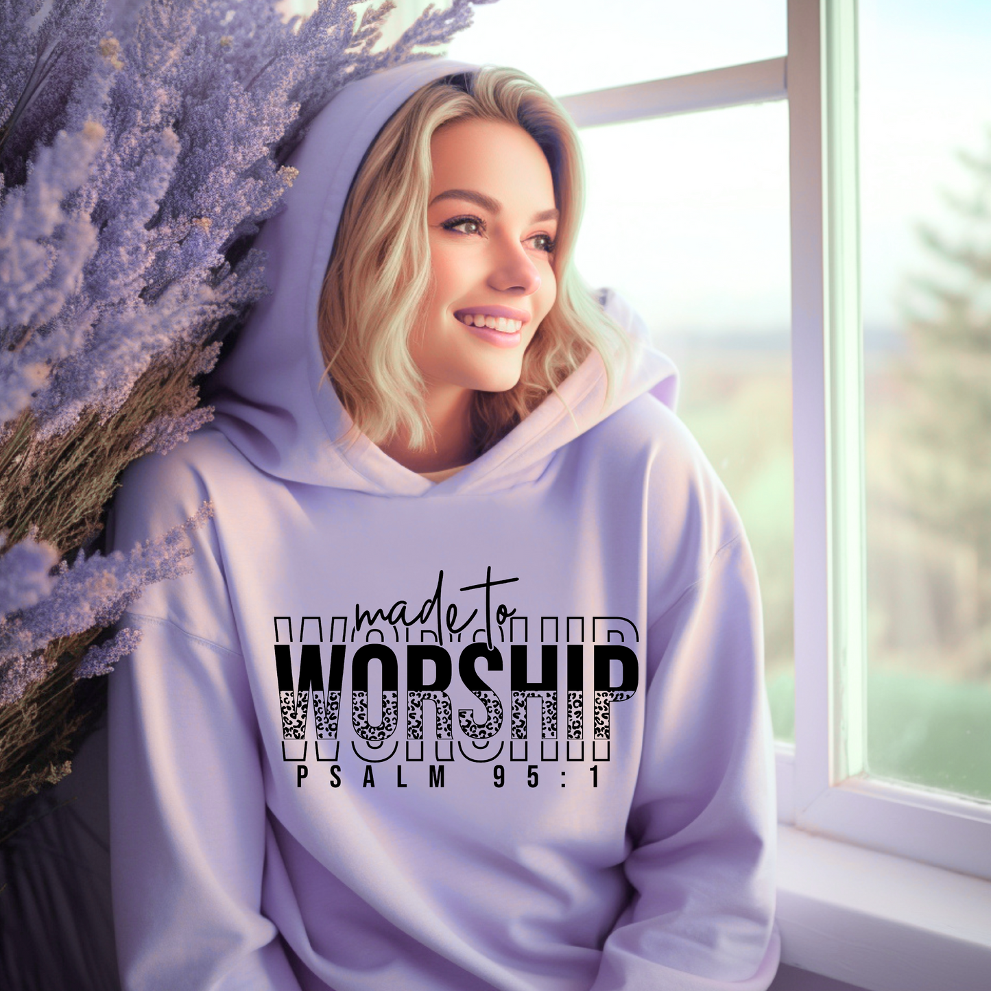 Made to Worship - Fleece Hoodie Sweatshirt