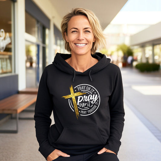Pray on it - Fleece Hoodie Sweatshirt