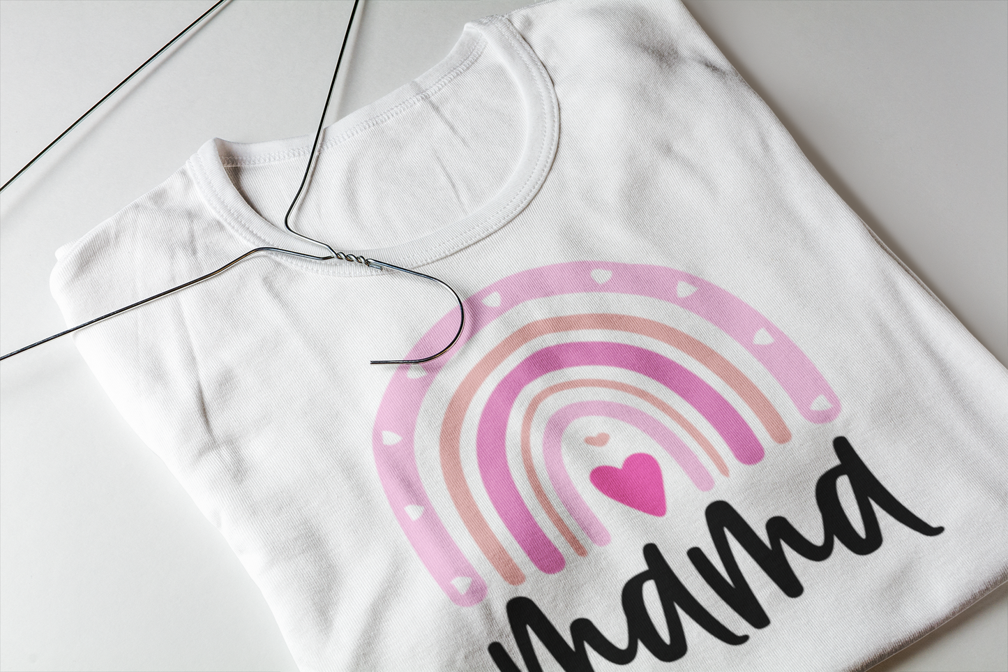 Mama Rainbow Pink TShirt