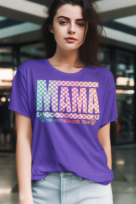 Mama Colorful Retro T-shirt