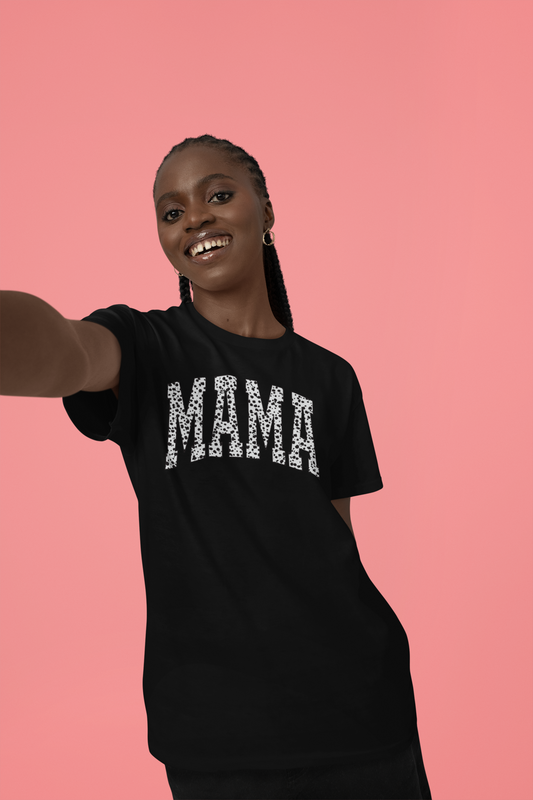 Mama Dalmatian Varsity Letter T-shirt