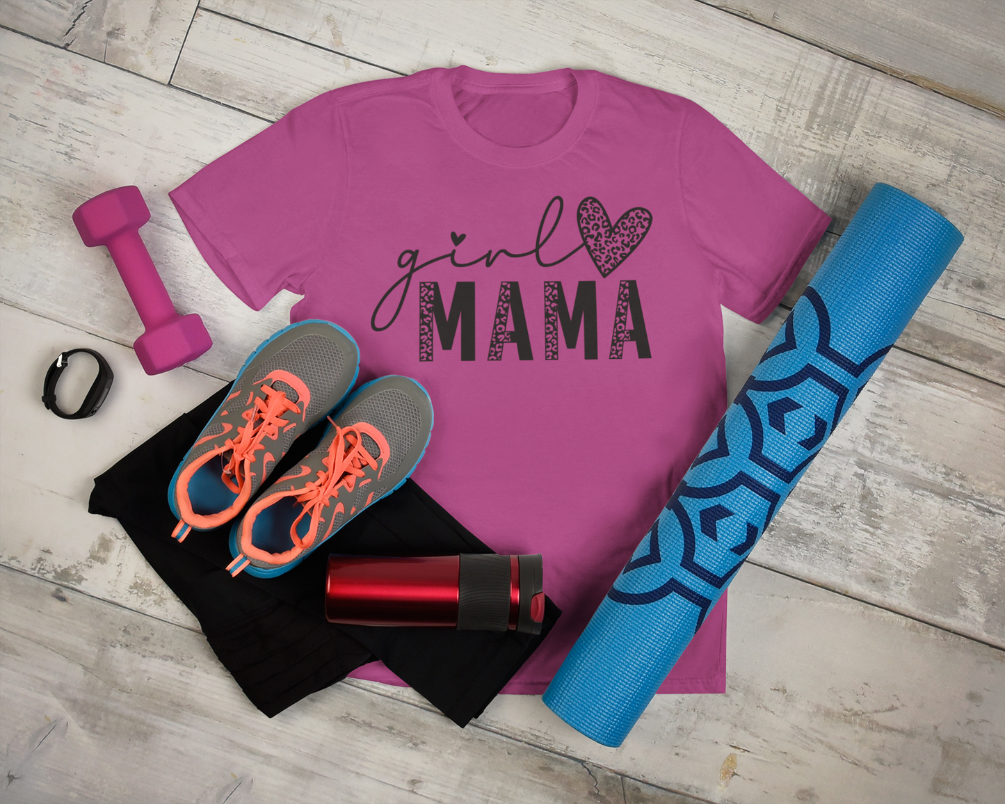 Mama - Girl Mama Simple T-shirt