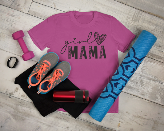 Mama - Girl Mama Simple T-shirt